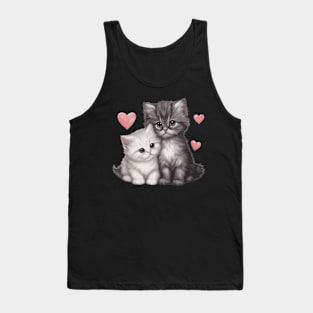 Cute Persian Kitten Tank Top